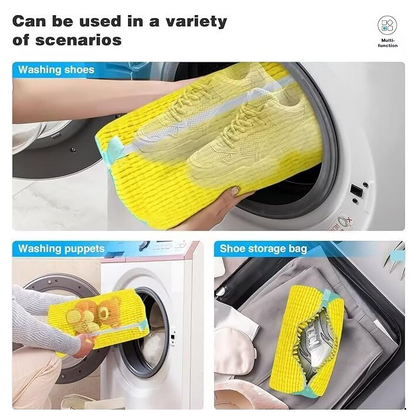 Shoe Wash Bag - Keep Shoes Safe & Prevent Damage | For Sneakers & Delicate Footwear