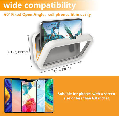 Waterproof Shower Phone Holder,360° Rotation Shower Phone Case, Angle Adjustable, Anti-Fog High Sensitivity,For Bathroom,Batheub, Kitchen Wall,Compatible with 4" - 6.8" Cell Phones