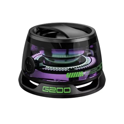 G200 Portable Bluetooth Speaker: Bluetooth 5.3 + RGB Ambient Light, Long Battery Life and Magnetic Phone Stand Function