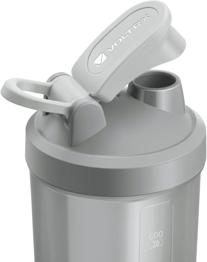 Protein Shaker Bottle, Merger USB C Rechargeable Electric Protein Shake Mixer, Shaker Cups for Protein Shakes and Meal Replacement Shakes, BPA Free, 24Oz